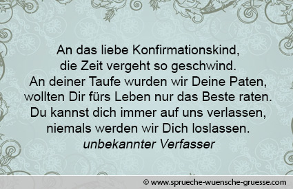 Gluckwunsche Zur Konfirmation Texte Fur Konfirmationswunsche