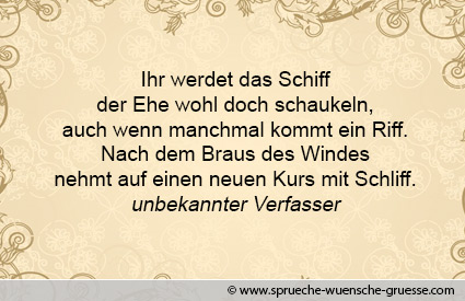 Modern schöner hochzeit spruch zur lll▷ Sprüche