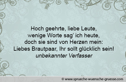 Für gästebuch hochzeitsglückwünsche Die 10