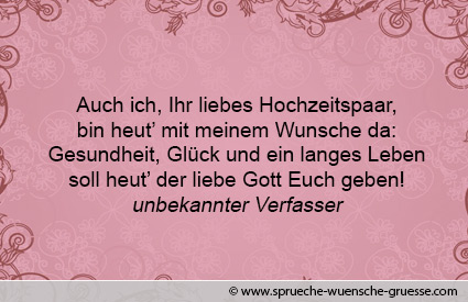 Hochzeitswunsche Gluckwunsche Zur Hochzeit Texte Beispiele