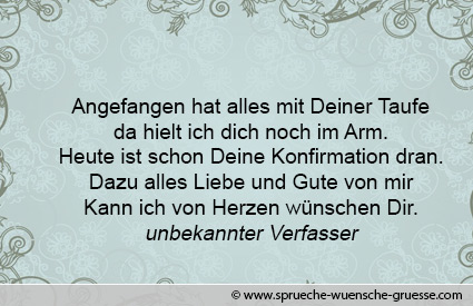 Konfirmationsspruche Texte Wunsche Und Spruche Zur Konfirmation